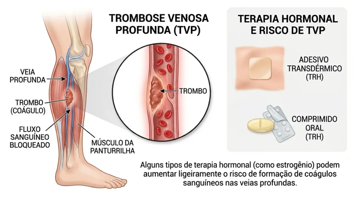 Registro fotográfico documental de Ajuste de via e dose na terapia hormonal reduz risco de trombose: entenda como a ciência moderna personaliza a reposição na menopausa - Foto: Reprodução / cdnnewsimg.tuasaude.com