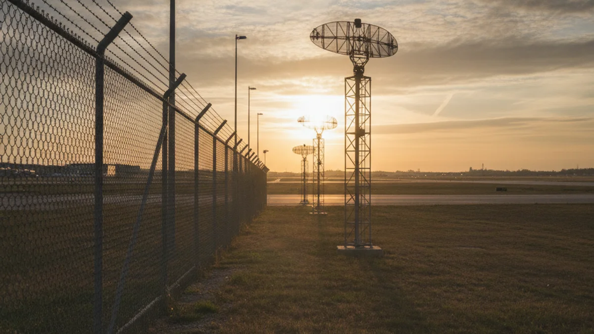 Registro fotográfico documental de torre de controle e equipamentos de monitoramento de radar em aeroporto - Falando Nisso