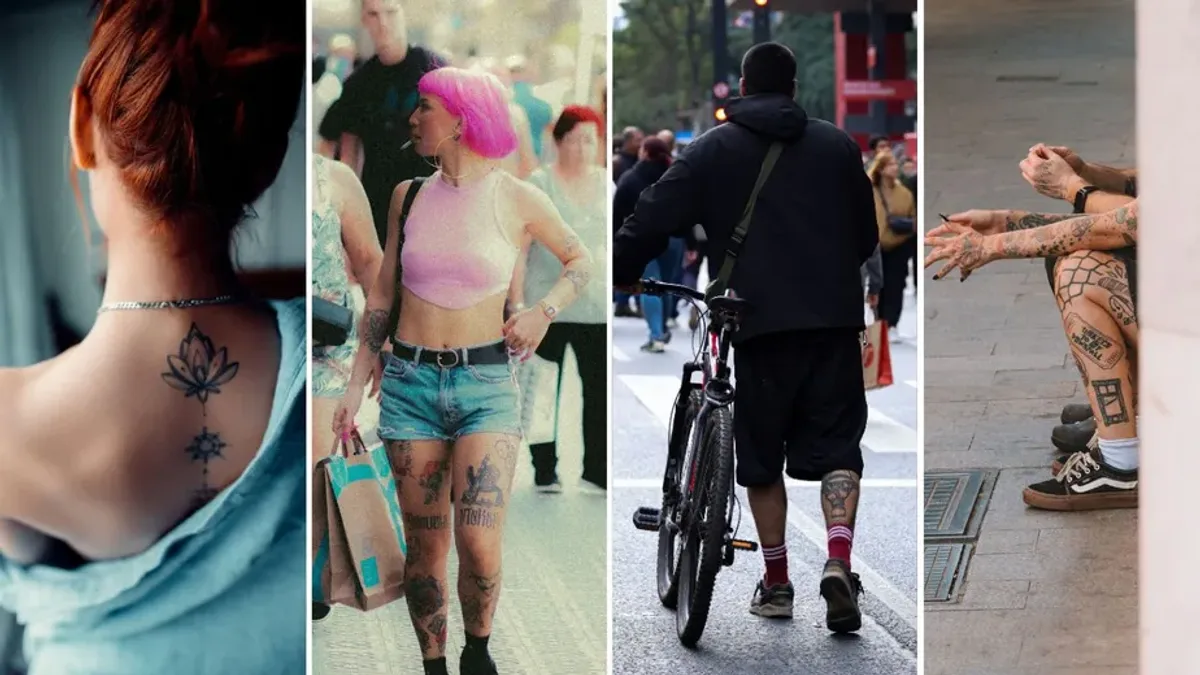 Registro fotográfico documental de O que a ciência descobriu sobre a mente e a personalidade de quem tem tatuagem - Foto: Reprodução / Globo Esporte / G1